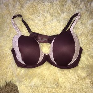 Soma Embraceable Full Coverage Lace Trim Bra 36D